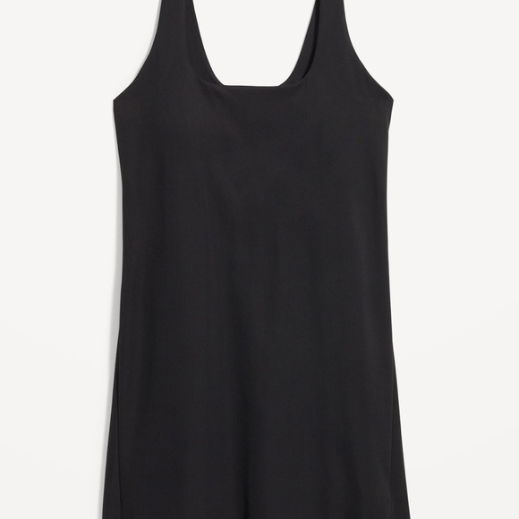 NWT OLD NAVY PowerSoft Sleeveless Shelf-Bra Support DressBLACK JACK SIZE L - Picture 3 of 8